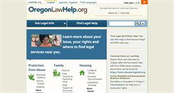 Desktop Screenshot of oregonlawhelp.org